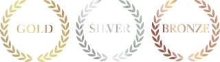 gold silver bronze